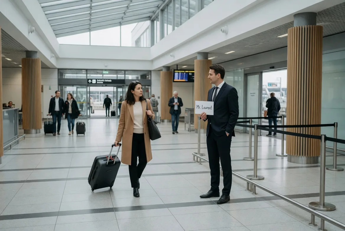 Persönliche Abholung am Flughafen Wien